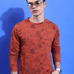 KETCH Relaxed Fit Floral Printed Long Sleeves T-shirt-image-20