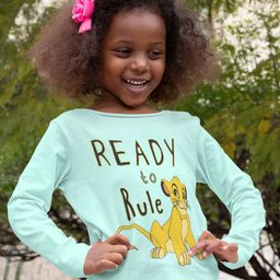 KINSEY Girls Lion King Printed Cotton T-shirt-image-78