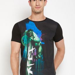 Wear Your Mind Hulk Graphic Printed Knitted T-Shirt-image-31