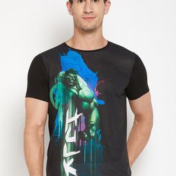 Wear Your Mind Superhero Hulk Graphic Printed T-Shirt-image-85