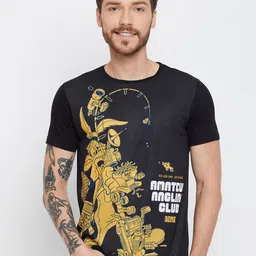Wear Your Mind Bugs Bunny Printed Round Neck T-shirt-image-62