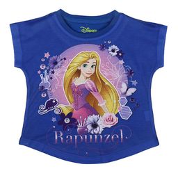 Disney by Wear Your Mind Girls Blue & Pink Rapunzel Printed T-shirt-picture-54
