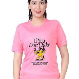 TAJNAN Women Typography Printed Raw Edge T-shirt-image-86