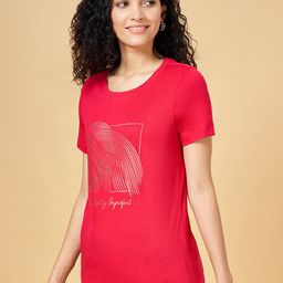 Honey by Pantaloons Graphic Printed Round Neck Cotton T-shirt-picture-16