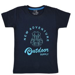 CATCUB Boys Typography Printed Cotton T-shirt-image-24