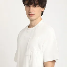 THE BEAR HOUSE Oversized Applique Design Crew Neck T-shirt-image-35