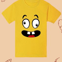 BAESD Boys Conversational Printed Round Neck Cotton T-shirt-9