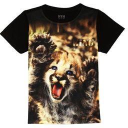 Wear Your Mind Boys Black Dyed Henley Neck Raw Edge T-shirt-image-36