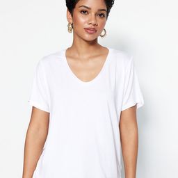 Trendyol V-Neck Short Sleeves T-shirt-picture-25
