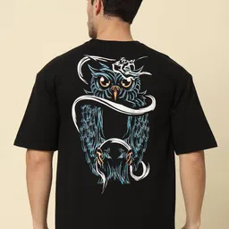 PockMAN Men Animal Graphic Printed Cotton Bio Finish T-shirt-picture-37
