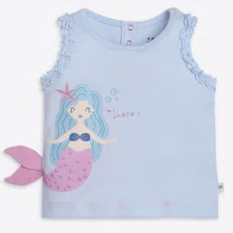 Ed-a-Mamma Baby Girls Graphic Printed Round Neck T-shirt-picture-5