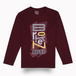 Gini and Jony Boys Typography Printed Round Neck Cotton T-shirt-image-50