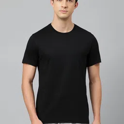 Van Heusen Men Solid Round Neck T-shirt-image-99