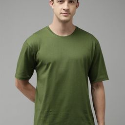 Kryptic Round Neck Oversized Pure Cotton T-shirt-image-37