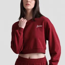 ONLY Crop Ribbed Sweatshirt-image-69
