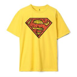 Wear Your Mind Boys Graphic Printed Superman Loose Fit Pure Cotton T-Shirt-39