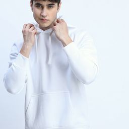 HIGHLANDER Men White Hooded Sweatshirt-image-78