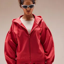 CAVA Hooded Cotton Front-Open CloudCut Jacket-image-6