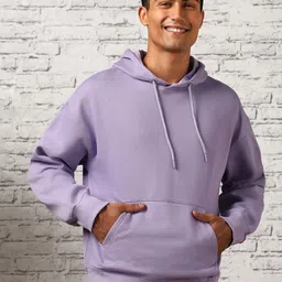 NOBERO Men Oversized Solid Hooded Sweatshirt-picture-30