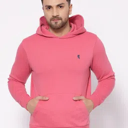 Red Tape Men Magenta Hooded Sweatshirt-image-64
