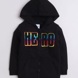 BUMZEE Boys Printed Hooded Sweatshirt-31