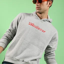 Campus Sutra Printed Hooded Cotton Sweatshirt-picture-50