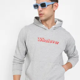 Campus Sutra Typography Printed Hooded Cotton Pullover Sweatshirt-picture-34