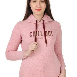 FLOSBERRY Typography Printed Hooded Neck Cotton Pullover Sweatshirt-image-76