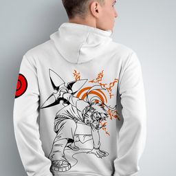 Crazymonk Naruto The Strongest Shinobi Anime Hooded Sweatshirt-image-8