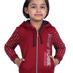 3PIN Girls Printed Hooded Sweatshirt-picture-28
