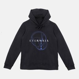 YK Marvel Boys Black Eternals Printed Hooded Sweatshirt-image-88