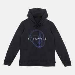 YK Marvel Boys Black Eternals Printed Hooded Sweatshirt-image-53