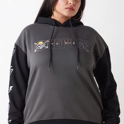 Bewakoof Plus Official One Piece Merchandise Graphic Printed Oversized Plus Size Hoodies-image-59
