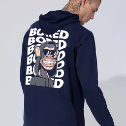 Maniac Graphic Printed Hooded Neck Long Sleeves Cotton Pullover Sweatshirt-picture-18