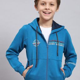 Monte Carlo Boys Typography Printed Hooded Sweatshirt-36