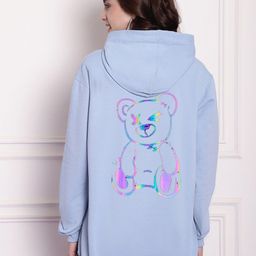 Imsa Moda Graphic Printed Hooded Fleece Oversized Pullover-image-38