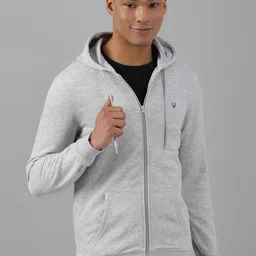 Allen Solly Long Sleeves Hooded Pure Cotton Sweatshirt-picture-29