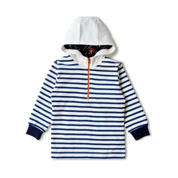 INCLUD Infants Striped Terry Hood Pullover Sweatshirt-picture-40