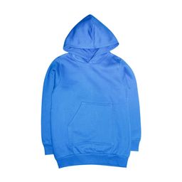 KiddoPanti Unisex Kids Blue Hooded Sweatshirt-image-48