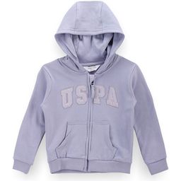 U.S. Polo Assn. Kids Girls Pure Cotton Hooded Sweatshirt-picture-2