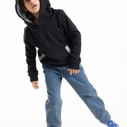 Reedoo Unisex Kids Pure Cotton Hooded Sweatshirt-image-75