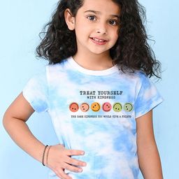 NUSYL Girls Cotton Tie and Dye Dyed T-shirt-image-16