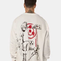 The Souled Store Men Printed Oversize Cotton Oversized T-Shirt-picture-22