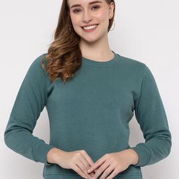 FEMEA Round Neck Fleece Pullover-image-29