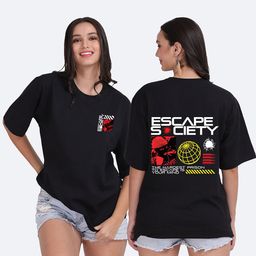Mad Over Print Graphic Printed Drop-Shoulder Cotton Oversize T-shirt-image-52
