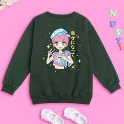 NUSYL Girls Printed Oversized Sweatshirt-picture-27