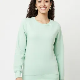 Crimsoune Club Women Green Sweatshirt-image-85