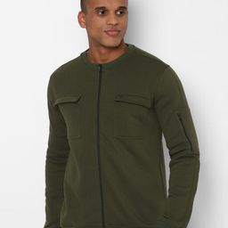 Allen Solly Men Olive Green Sweatshirt-image-29