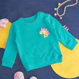 Pantaloons Baby Infants Girls Cotton Pullover Sweatshirt-image-1