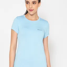 BODYACTIVE Women Blue T-shirt-image-65